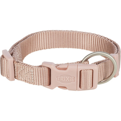 Trixie Zgardă Premium pentru Câini, M-L: 35–55 cm / 20 mm, Roz Pal